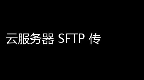 云服务器 SFTP 传输：稳定可靠，高效便捷的远程数据同步